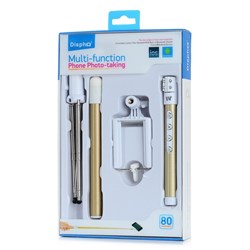 DISPHO: Монопод-держатель CARBON выдвижной с Bluetooth-управлением 3 в 1 - фото 10243