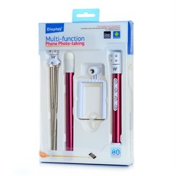 DISPHO: Монопод-держатель CARBON выдвижной с Bluetooth-управлением 3 в 1 - фото 10245