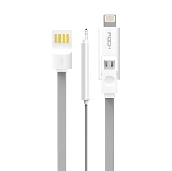 Кабель Micro USB + Lightning Rock Combo 100cм - фото 10456