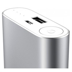Внешний аккумулятор Xiaomi (Mi) Power Bank 10000 mAh, цвет "серебряный" (NDY-02-AN) - фото 11678