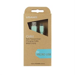 Кабель USAMS USB-microUSB 100cм (MICUSB) - фото 11934