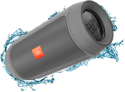 Портативная беспроводная колонка JBL Charge 2+ Plus Grey с Bluetooth (CHARGE2PLUSGRAYEU) - фото 12976