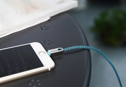 Кабель Rock Cobblestone Lightning-USB Round Cable 100 см  - фото 14532