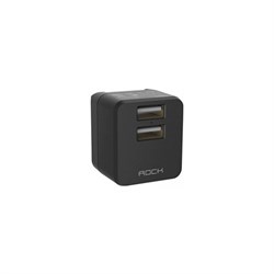 Адаптер сетевой Rock Mini Tank Travel Charger 2USB 2,4A (RWC0204) - фото 14545