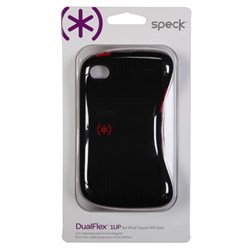 Чехол-накладка Speck для iPod Touch 4 Gen (Цвет: Чёрный/Красный) - фото 15310