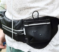 Сумка поясная для спорта Rock Multifunctional Running Belt для смартфона (Цвет: Чёрный) - фото 15357