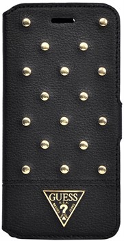 Чехол-книжка Guess для iPhone 6/6s plus Tessi Booktype Black (Цвет: Чёрный) - фото 15942