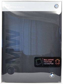 Чехол-книжка BMW для iPad 9.7" (2017/2018)/ iPad Air Logo Signature Black (Цвет: Синий) - фото 15985