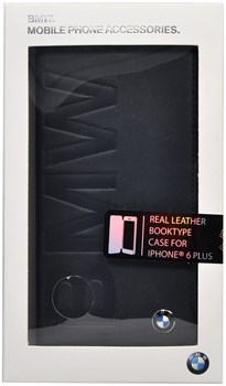 Чехол-книжка BMW для iPhone 6/6s plus Logo Signature Booktype Navy (Цвет: Синий) - фото 16051