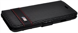 Чехол-книжка BMW для iPhone 6/6s plus M-collection Booktype Carbon Blk(Цвет: Чёрный) - фото 16071