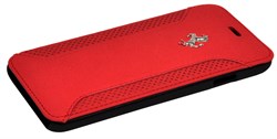 Чехол-книжка Ferrari для iPhone 6/6s F12 Booktype Red (Цвет: Красный) - фото 16114