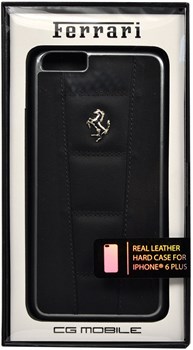 Чехол-накладка Ferrari для iPhone 6/6s plus 458 Hard Black (Цвет: Чёрный) - фото 16168