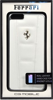 Чехол-накладка Ferrari для iPhone 6/6s plus 458 Hard White (Цвет: Белый) - фото 16177
