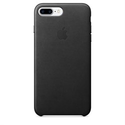 Оригинальный кожаный чехол-накладка Apple для iPhone 7 Plus/8 Plus, цвет «черный» (MMYJ2ZM/A) - фото 16382