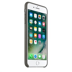 Оригинальный кожаный чехол-накладка Apple для iPhone 7 Plus/8 Plus, цвет «грозовое небо» (MMYE2ZM/A) - фото 16390