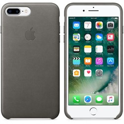 Оригинальный кожаный чехол-накладка Apple для iPhone 7 Plus/8 Plus, цвет «грозовое небо» (MMYE2ZM/A) - фото 16393