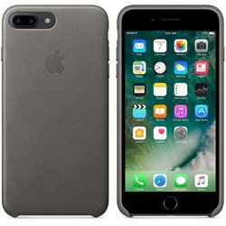 Оригинальный кожаный чехол-накладка Apple для iPhone 7 Plus/8 Plus, цвет «грозовое небо» (MMYE2ZM/A) - фото 16394