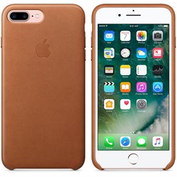 Оригинальный кожаный чехол-накладка Apple для iPhone 7 Plus/8 Plus, цвет «золотисто-коричневый» (MMYF2ZM/A) - фото 16420