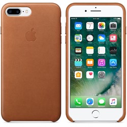 Оригинальный кожаный чехол-накладка Apple для iPhone 7 Plus/8 Plus, цвет «золотисто-коричневый» (MMYF2ZM/A) - фото 16423