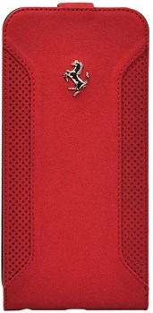 Чехол-флип Ferrari для iPhone 6/6s plus F12 Flip Red (Цвет: Красный) - фото 16448