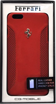 Чехол-накладка Ferrari для iPhone 6/6s plus F12 Hard red (Цвет: Красный) - фото 16456