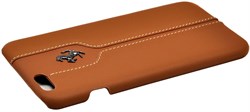 Чехол-накладка Ferrari для iPhone 6/6s plus Montecarlo Hard Camel (Цвет: Коричневый) - фото 16540