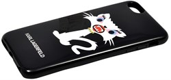 Чехол-накладка Karl Lagerfeld для iPhone 6/6s plus Monster Choupette Hard Black (Цвет: Чёрный) - фото 16592