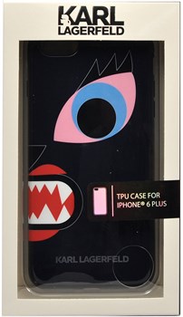 Чехол-накладка Karl Lagerfeld для iPhone 6/6s plus Monster Choupette Hard Blue (Цвет: Голубой) - фото 16600