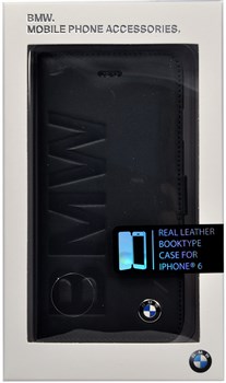 Чехол-книжка BMW для iPhone 6/6s Logo Signature Booktype Navy (Цвет: Синий) - фото 16623