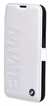Чехол-книжка BMW для iPhone 5C Logo Signature Booktype (Цвет: Белый ) - фото 16645