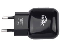 Адаптер сетевой Isitec + кабель microUSB 1A (Цвет: Чёрный) - фото 16796