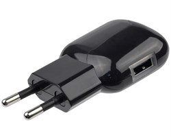 Адаптер сетевой Isitec + кабель microUSB 1A (Цвет: Чёрный) - фото 16797