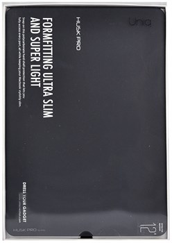 Защитная накладка Uniq Husk Pro для MacBook 12" (Цвет: Чёрный) - фото 16888