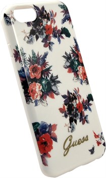Чехол-накладка Guess для iPhone 6/6S BLOSSOM Hard TPU White (Цвет: Белый) - фото 17054