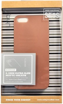 Чехол-накладка Uniq для iPhone SE/5S Bodycon Rose gold (Цвет: Розовое золото) - фото 17215