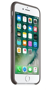 Оригинальный силиконовый чехол-накладка Apple для iPhone 7/8, цвет «тёмное какао»  (MMX22ZM/A) - фото 17327