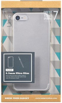 Чехол-накладка Uniq для iPhone 7/8 Glase Transparent (Цвет: Прозрачный) - фото 17418