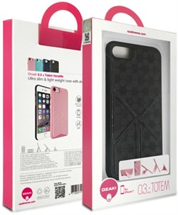 Чехол-накладка Ozaki O!coat 0.3+Totem Versatile для iPhone 7/8 (Цвет: Чёрный) - фото 17475