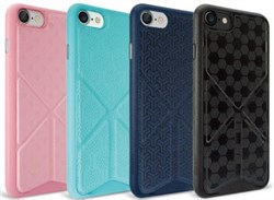 Чехол-накладка Ozaki O!coat 0.3+Totem Versatile для iPhone 7/8, цвет "тёмно-синий" (OC777DB) - фото 17482