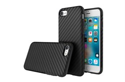 Чехол-накладка Rock Origin Series (Textured) карбон для iPhone 7/8 (Цвет: Чёрный) - фото 17574