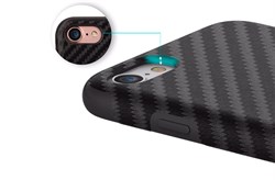 Чехол-накладка Rock Origin Series (Textured) карбон для iPhone 7/8 (Цвет: Чёрный) - фото 17576