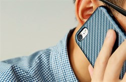 Чехол-накладка Rock Origin Series (Textured) карбон для iPhone 7/8 (Цвет: Синий) - фото 17588