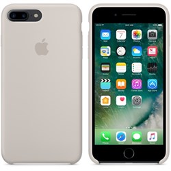 Оригинальный силиконовый чехол-накладка Apple для iPhone 7 Plus/8 Plus, цвет «бежевый цвет»  (MMQW2ZM/A) - фото 17845