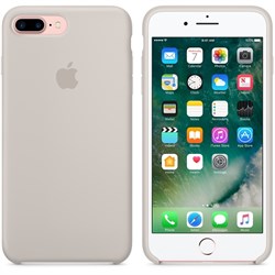 Оригинальный силиконовый чехол-накладка Apple для iPhone 7 Plus/8 Plus, цвет «бежевый цвет»  (MMQW2ZM/A) - фото 17848