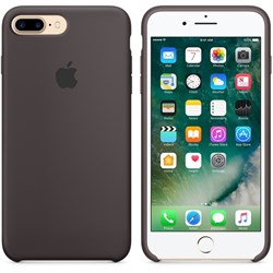 Оригинальный силиконовый чехол-накладка Apple для iPhone 7 Plus/8 Plus, цвет «тёмное какао»  (MMT12ZM/A) - фото 17860