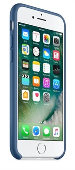 Оригинальный силиконовый чехол-накладка Apple для iPhone 7/8, цвет «глубокий синий»  ( MMWW2ZM/A ) - фото 17913