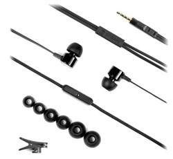 Наушники-вкладыши Probass MX101 Black с гартурой, 3.5мм Jack (Цвет: Чёрный) - фото 17922