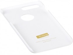 Чехол-накладка iCover iPhone 7 Plus/8 Plus  Rubber, цвет «белый» (IP7P-RF-WT) - фото 18323