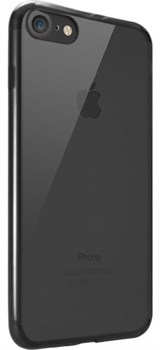 Чехол-накладка Ozaki O!coat Crystal+ для iPhone 7/8 «Цвет: Прозрачный-черный» (oc739bk) - фото 18364