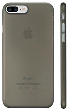 Чехол-накладка Ozaki O!coat 0.4 Jelly для iPhone 7 Plus/8 Plus   «Цвет: Черный» (OC746BK) - фото 18489